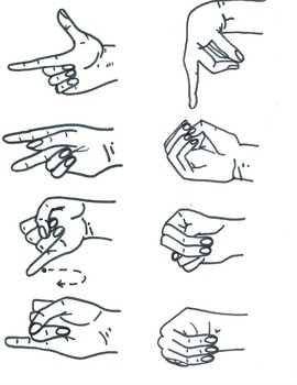 Preview of American Sign Language ABC Clip Art for Commerical and Personal Use