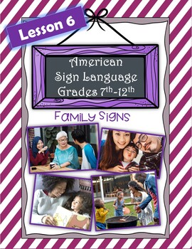 Preview of American Sign Language ASL 1 | Lesson 6 | Family Signs