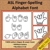 American Sign Language (ASL) Fonts