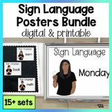 American Sign Language ASL Google Slides Lessons Classroom