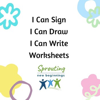 American Sign Language Asl I Can Sign I Can Draw I Can Write