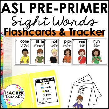 asl american sign language sight word flash cards tracker pre primer organic chemistry flashcards reactions