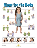 American Sign Language (ASL) Signs for the Body Poster