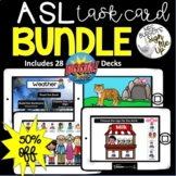 ASL Vocabulary BOOM CARD™ BUNDLE