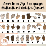 American Sign Language Alphabet Clip Art Hand Signs- ASL