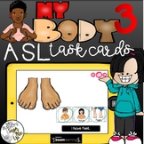 American Sign Language BODY PARTS 3   Boom Cards™   Distan