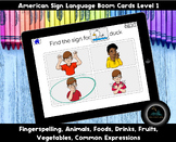 American Sign Language Boom Cards Flash Cards: My First Si