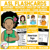 American Sign Language Calendar Weather Seasons Numbers Ti