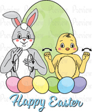 American Sign Language Clipart - Happy Easter
