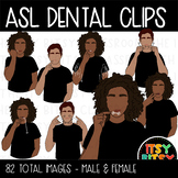 ASL Clipart - Dental Vocabulary American Sign Language