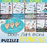 Sign Language Puzzles | Sight Words | THE BUNDLE
