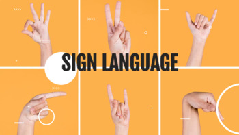 Preview of American Sign Language ESL lesson