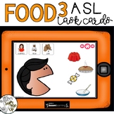 American Sign Language FOOD 3 Boom Cards  Distance Learning