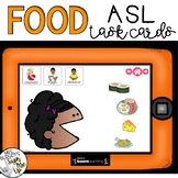 American Sign Language FOOD Boom Cards™  Distance Learning
