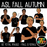 ASL Clipart - Fall Autumn Clipart American Sign Language S