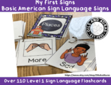 American Sign Language Flash Cards: My First Signs: Level 