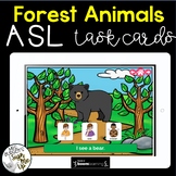 American Sign Language Forest Animal BOOM CARDS™   Distanc
