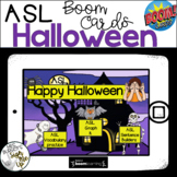 American Sign Language Halloween BOOM CARDS™ Distance Learning
