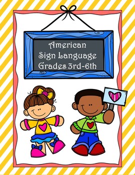 Preview of American Sign Language Elementary | Lesson 1 & 2 | Intro to ASL and Deaf Culture