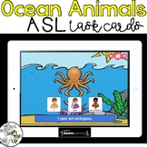 American Sign Language Ocean Animals BOOM CARDS™  Distance