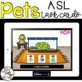 American Sign Language PETS Boom Cards™  Distance learning