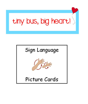 Preview of American Sign Language Picture Supports/Cards