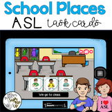 American Sign Language School Places Boom Cards™  Distance