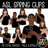 ASL Clipart - Spring Clipart American Sign Language Season