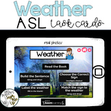 American Sign Language WEATHER Boom Cards™   Distance Learning