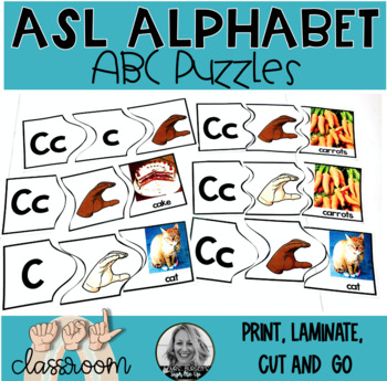 Preview of ASL Alphabet Puzzles