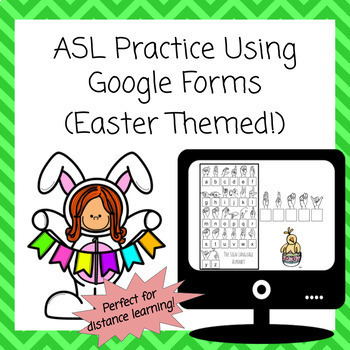 Preview of American Sign Language using Google Drive: Easter Edition!