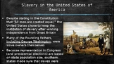 American Slavery: From Columbus to the Civil War (PPT + Di