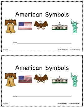 Preview of American Symbols: 3 Emergent Readers