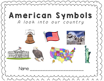 Preview of American Symbols Activity Book