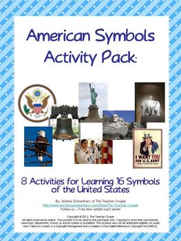 Preview of American Symbols Activity Pack