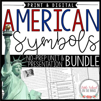 Preview of American Symbols BUNDLE | Print and Digital