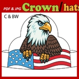 American Symbols- Bald Eagle Hat- Crown Headband Craft Act