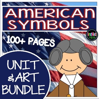Preview of American Symbols Bundle {CCSS Reading & Writing & Art Projects}