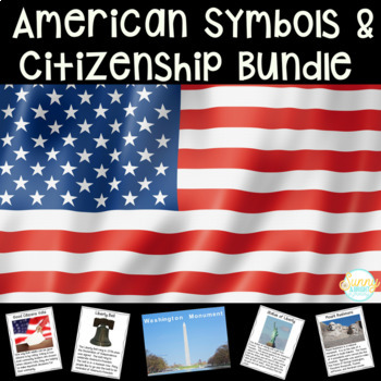 Preview of American Symbols & Citizenship BUNDLE for Kindergarten & First Grade