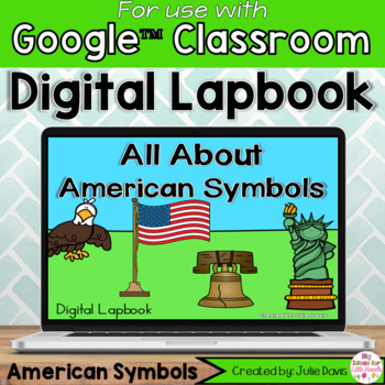 Preview of American Symbols Digital Kindergarten Social Studies - United States Activities