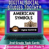American Symbols Digital Social Studies Toothy® Task Cards