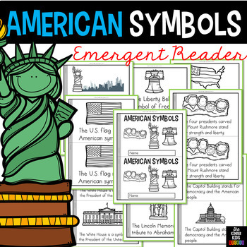 Preview of American Symbols Emergent Reader