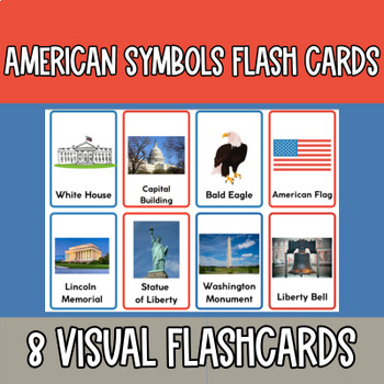 Preview of American Symbols Flashcards