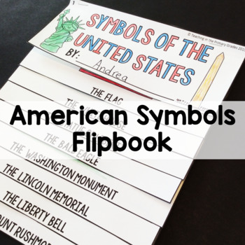 Preview of American Symbols Flip Book