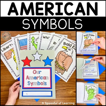 Preview of American Symbols- Interactive Informational Book, Posters, and More!