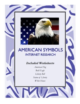 Preview of American Symbols: Internet Research Bundle