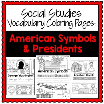 american symbols for kids to color