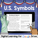 American Symbols Reading Comprehension for Google Classroo