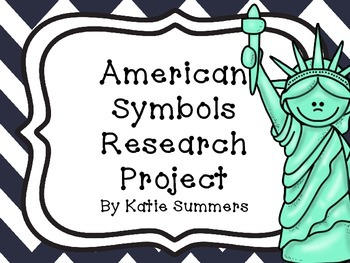 Preview of American Symbols Research Project