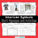 American Symbols - Short Reading Passages and No Prep Activities